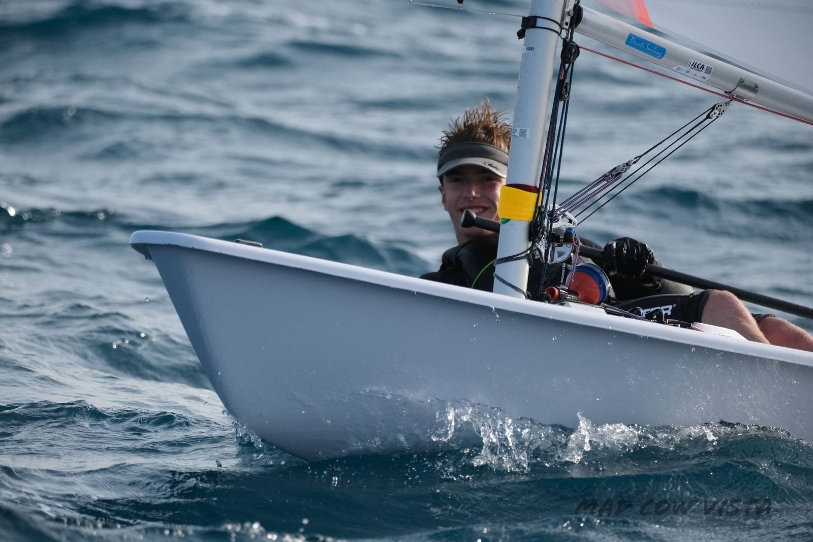 Leo Yates sailing